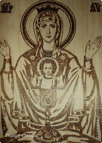 Пирография икон