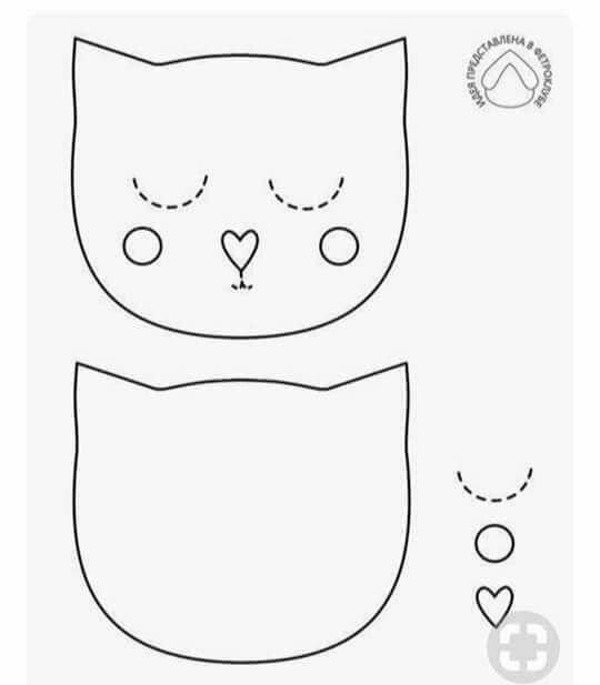 Выкройка детской сумочки из фетра