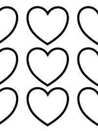 Сердце шаблон