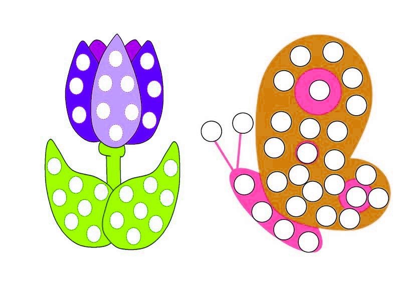 Трафареты для пальчиковых красок