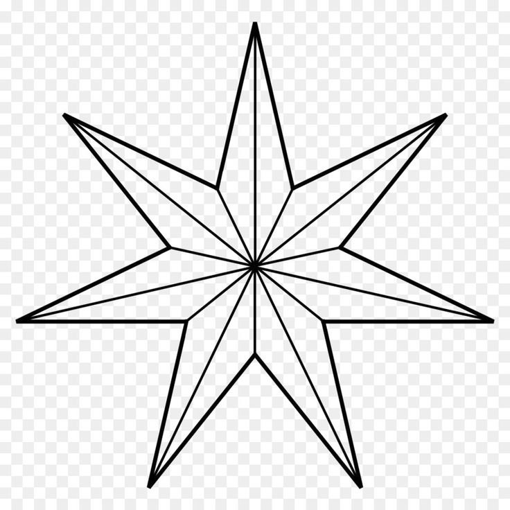 Трафарет звезды