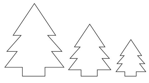 Елочки разных размеров