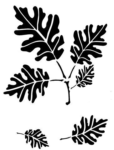 Камуфляж листья трафарет