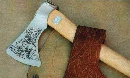 Трафарет на топор