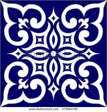 Казахские узоры