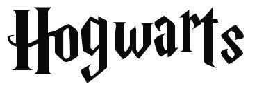 Хогвартс шрифт