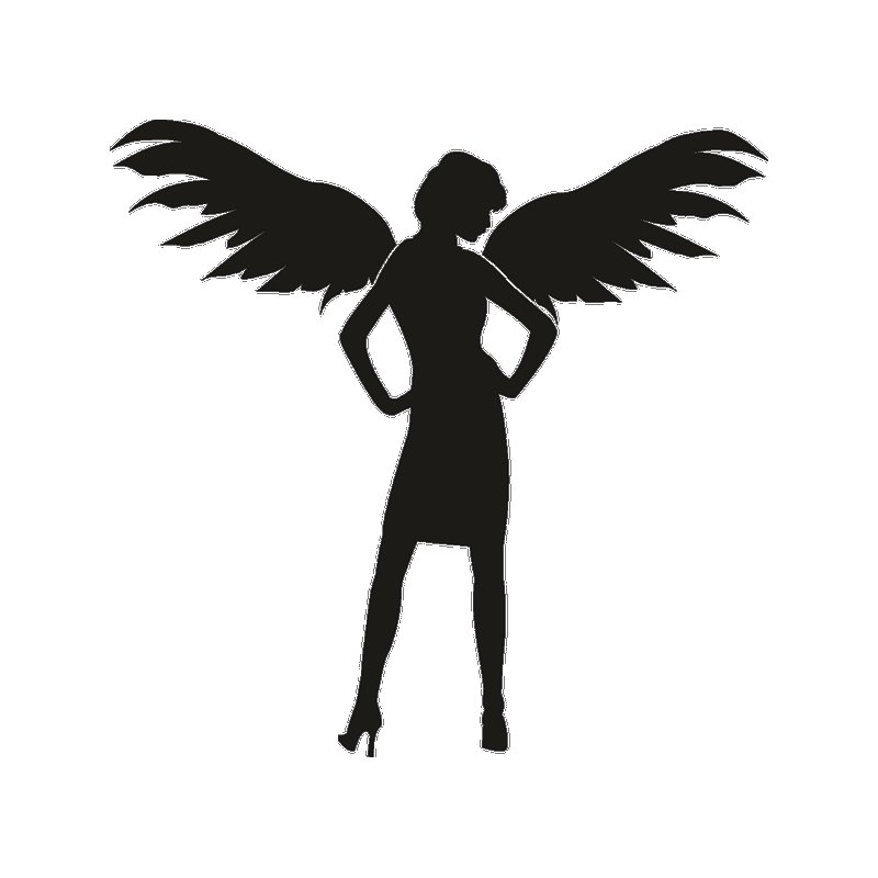 Силуэт ангела