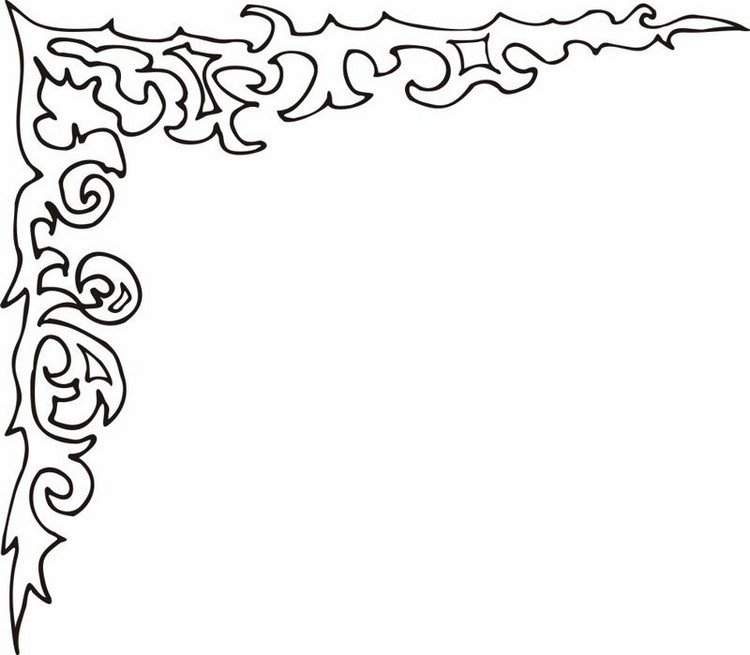 Угловые узоры и орнаменты