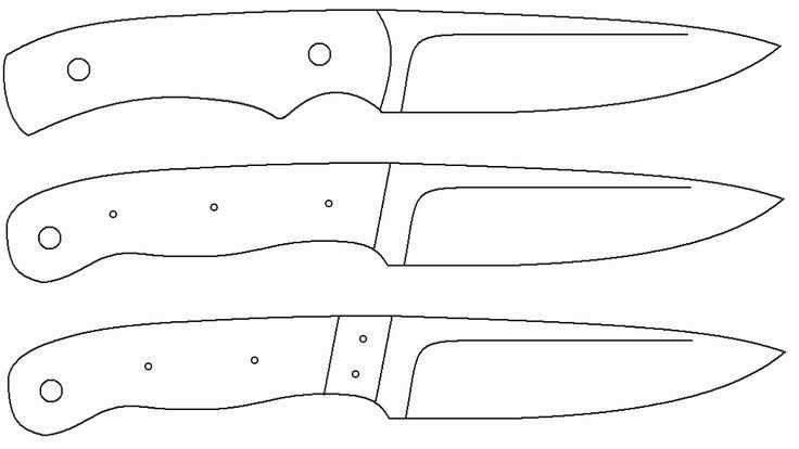 Нож Шкурник чертеж