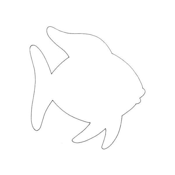 Трафарет рыбы