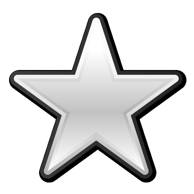 Трафарет звездочки для торта