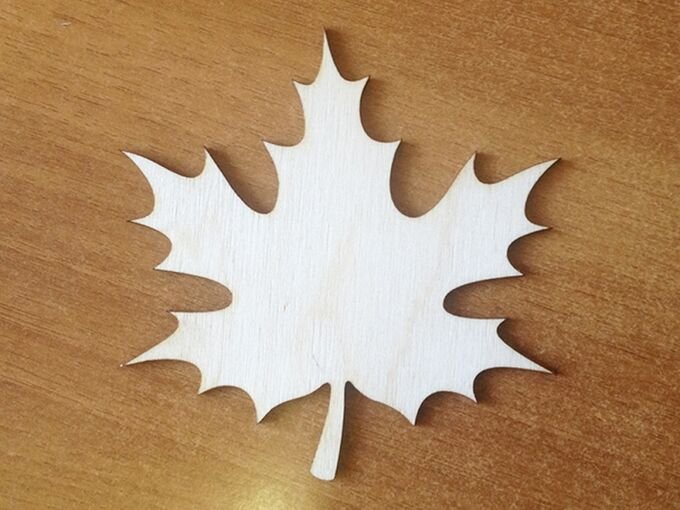 Листики из фанеры