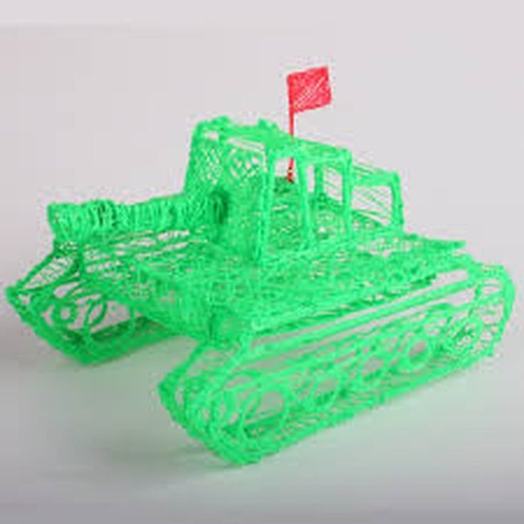 Танк 3д ручкой