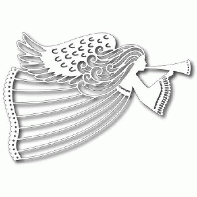 Шаблон ангелочка из бумаги