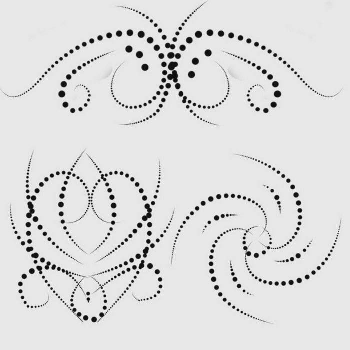 Узоры для точечной росписи