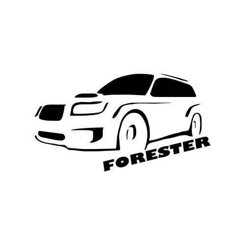 Наклейки на Субару Форестер
