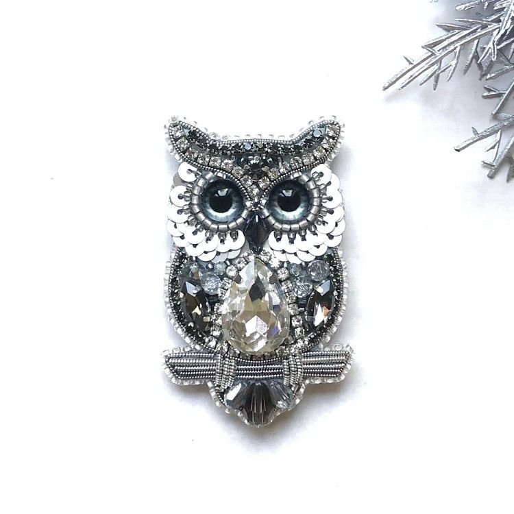 Брошь Сова валберис
