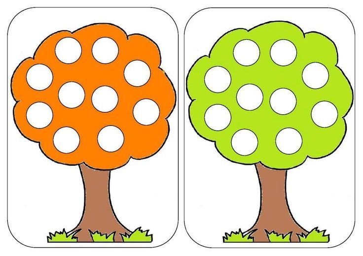 Пальчиковые раскраски для малышей