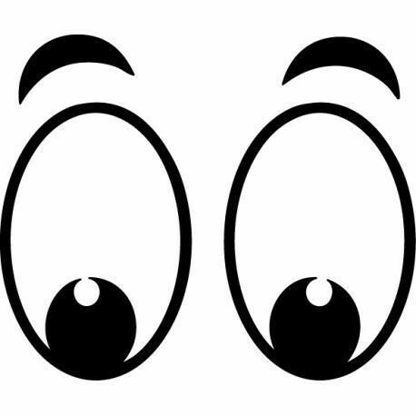 Глаза трафарет