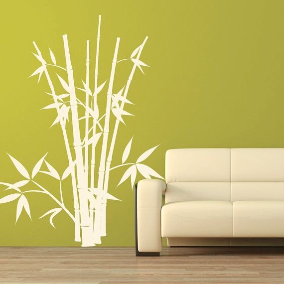 Наклейки на стену бамбук