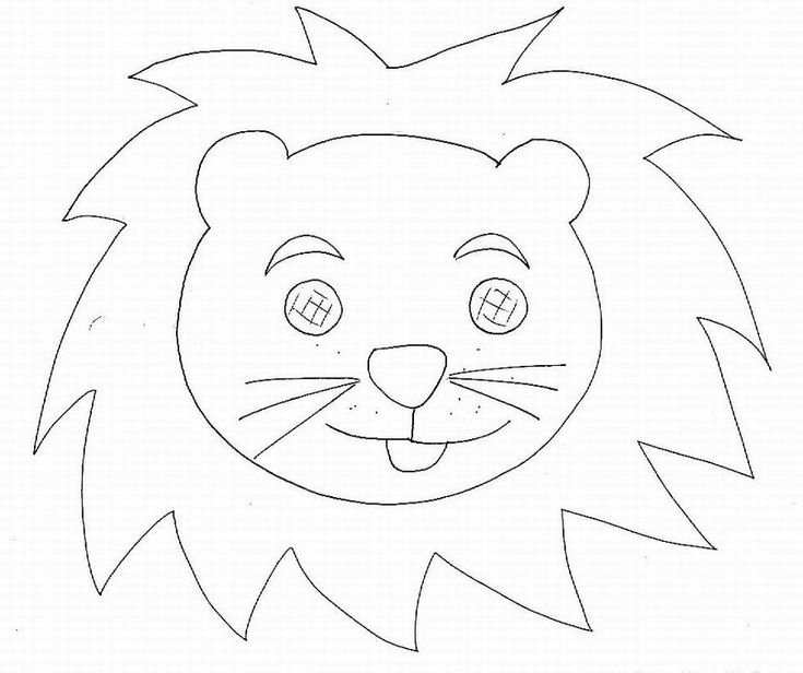 Новогодняя маска Льва