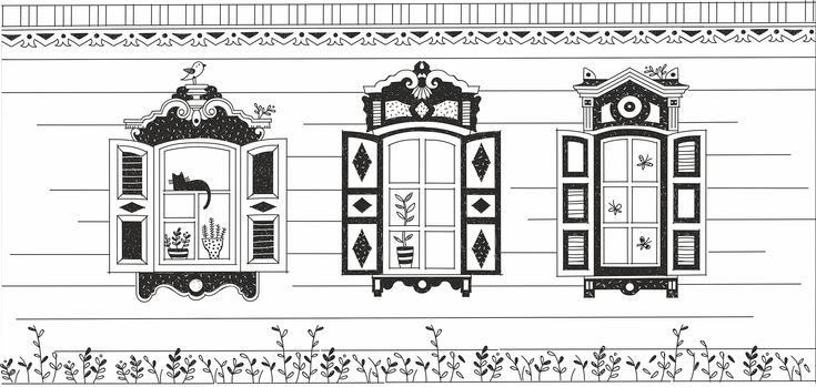 Наличник рисунок