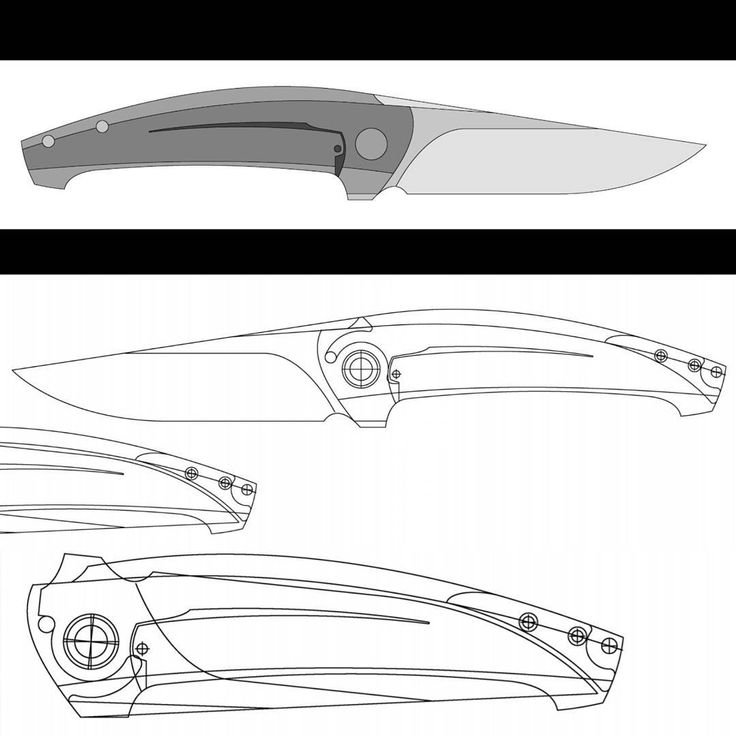 Механизм бэк лок чертеж нож
