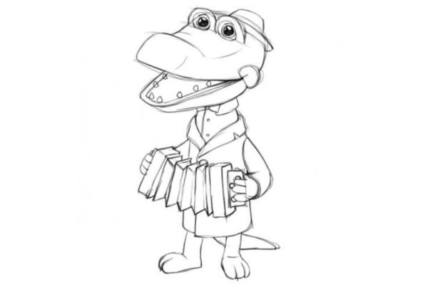 Раскраски Чебурашка и крокодил Гена и Шапокляк