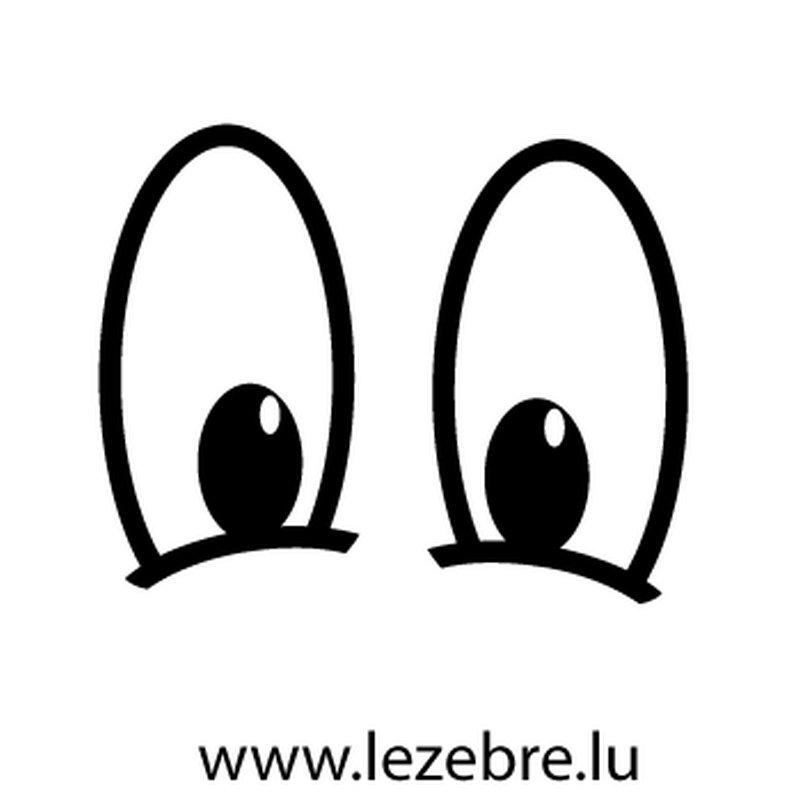 Глаза трафарет