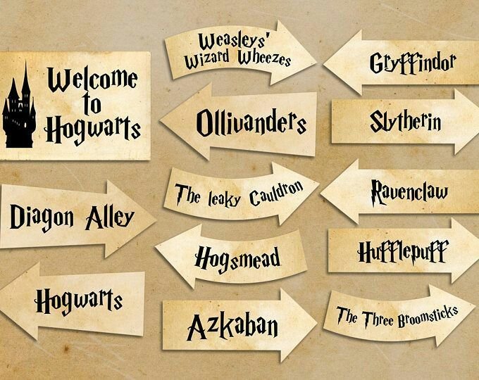 Указатель Хогвартс