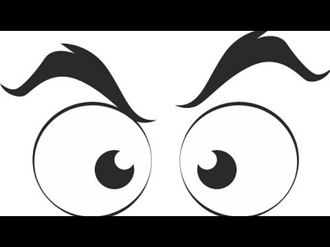 Глаза трафарет