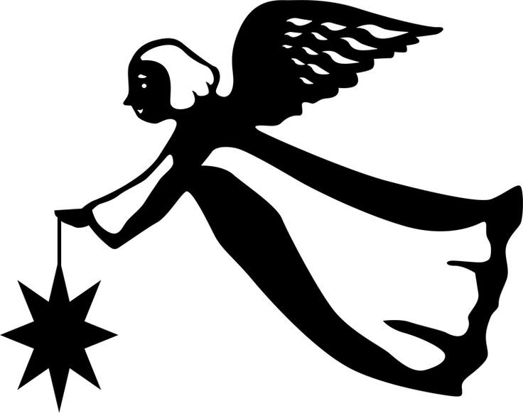 Силуэт ангела