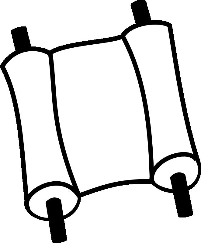 Свиток черно белый