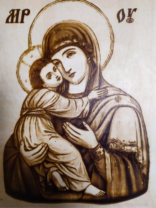 Пирография икон