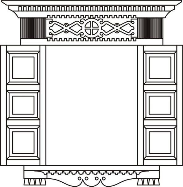 Окно раскраска для детей