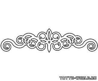 Восточный орнамент для пояса