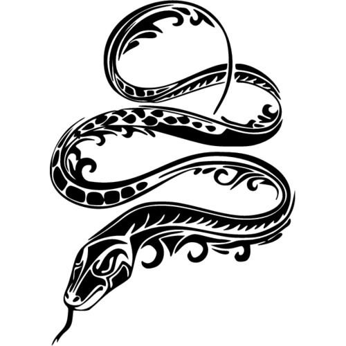 Стилизация змеи