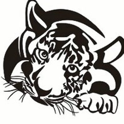 Монохромные изображения для вышивки