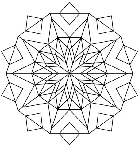 Мандала Геометрическая