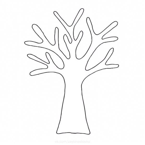 Ствол дерева для аппликации