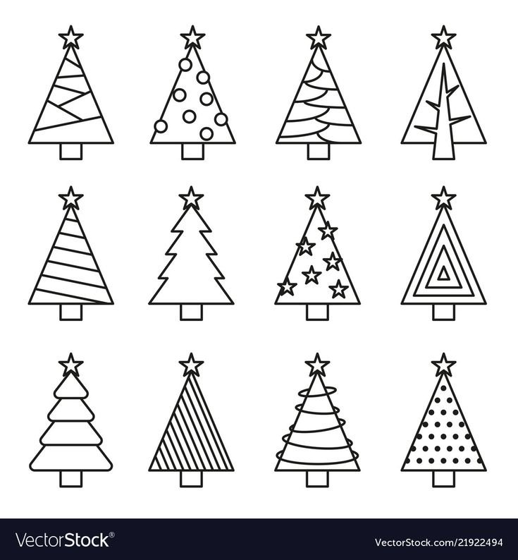 Елка треугольная