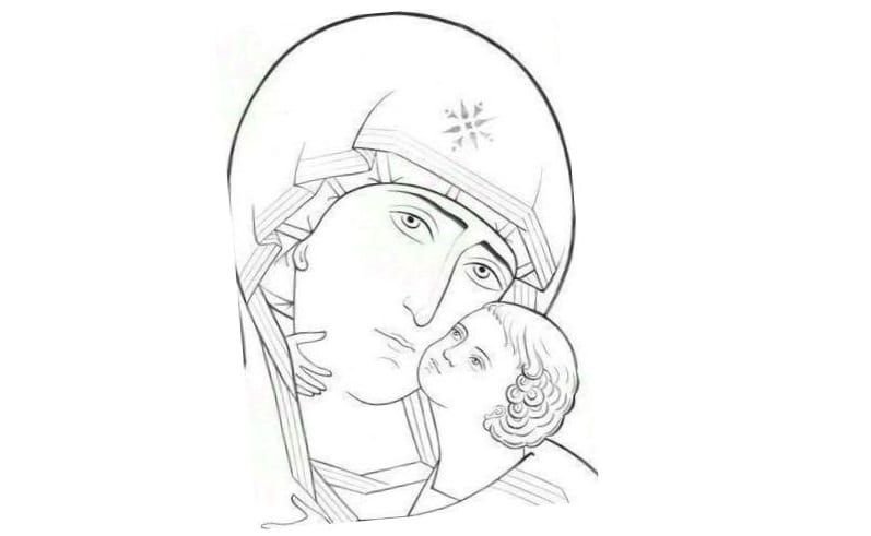 Трафареты икон для выжигания по дереву