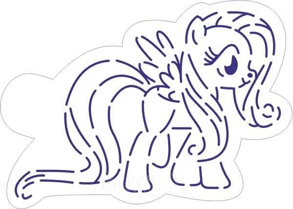 Трафарет для пряников поняшки