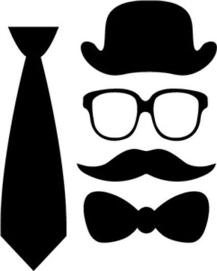 Трафарет усов