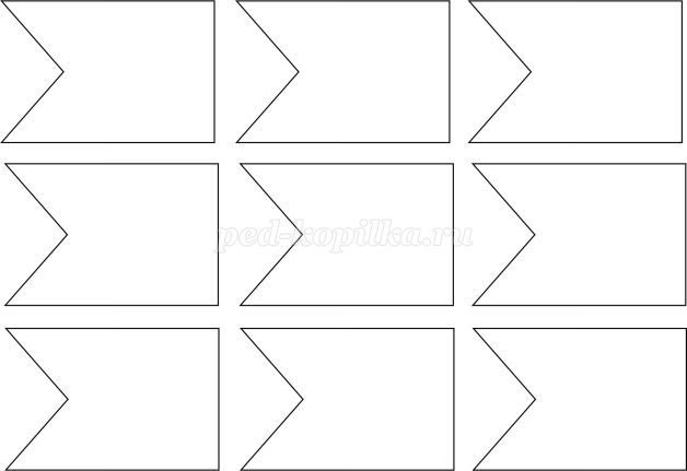 Флажок трафарет