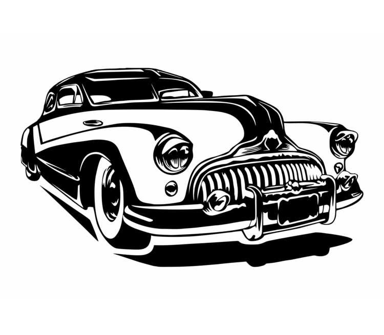 Стилизованное изображение автомобиля