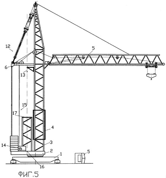 Башенный кран БКСМ