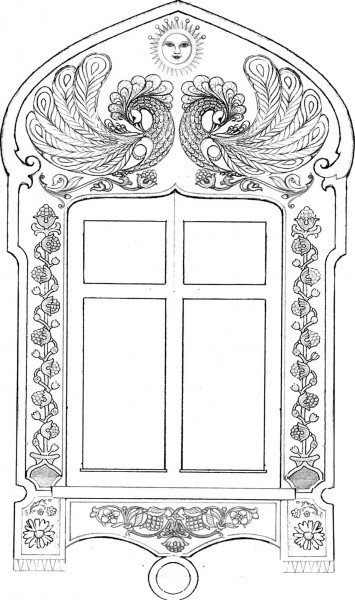 Расписные наличники