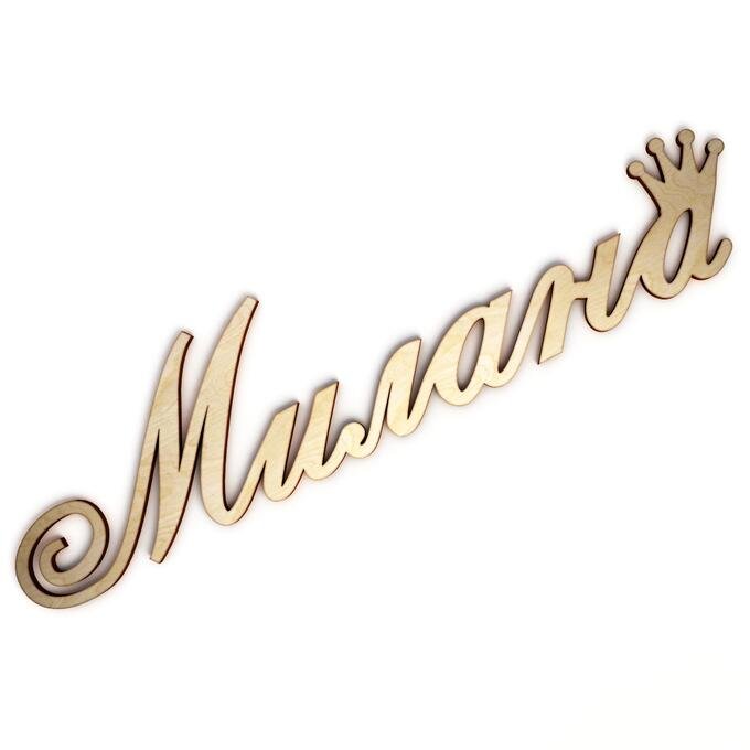 Красивая надпись Милана