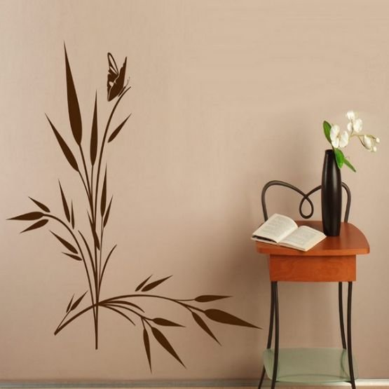 травы на стену